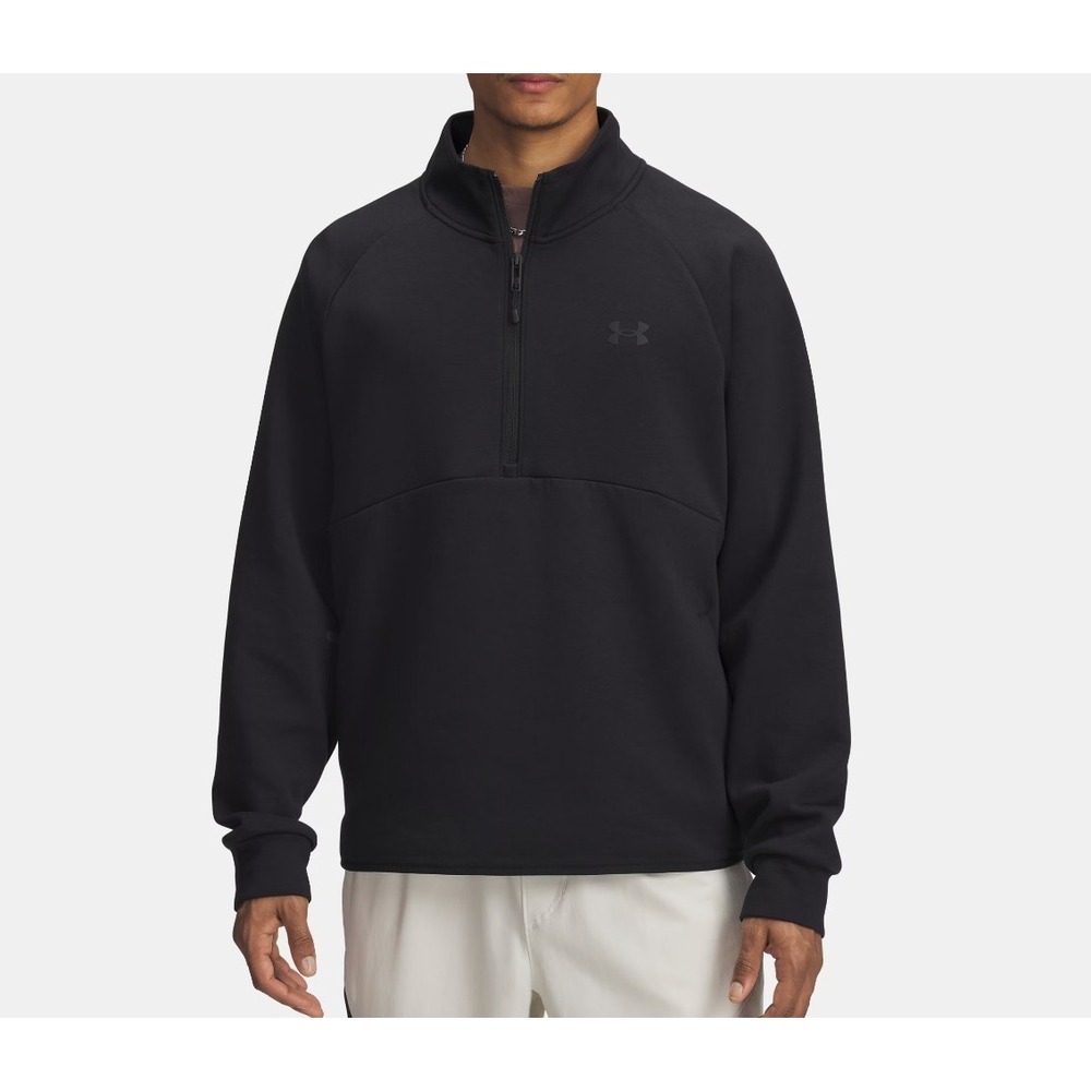 Under Armour Men's Unstoppable Fleece Half Zip Pullover Sweatshirt Jacket S $110